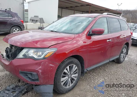 2018 Nissan Pathfinder S z USA, uszkodzony, nr VIN 5N1DR2MM7JC620873